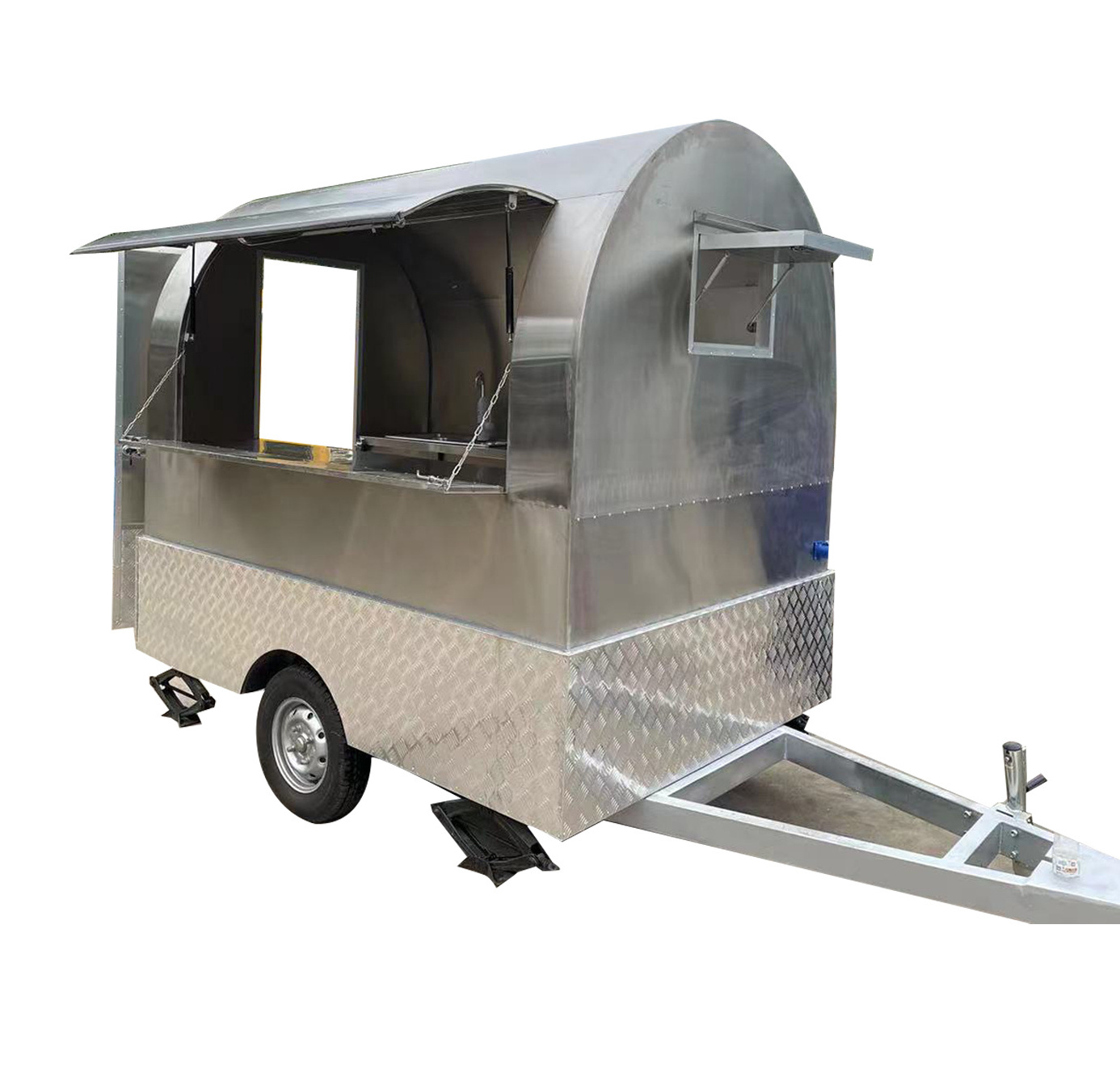 Food Cart Catering Trailer Hotdog Cart Mobile Food Truck Mobile Food Dining Car