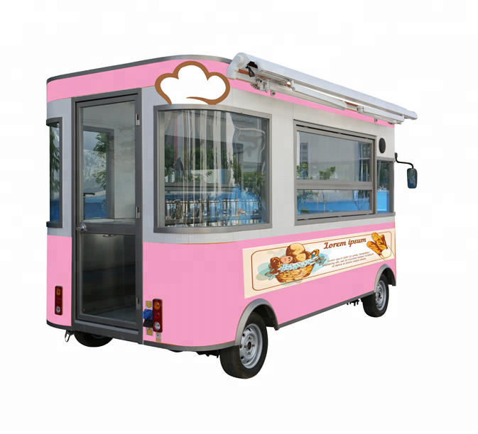 Coffee Food trailer, fast food kiosk/Street Vending Carts/ Multi-purpose Mobile Fast Kiosk cart to sell churros