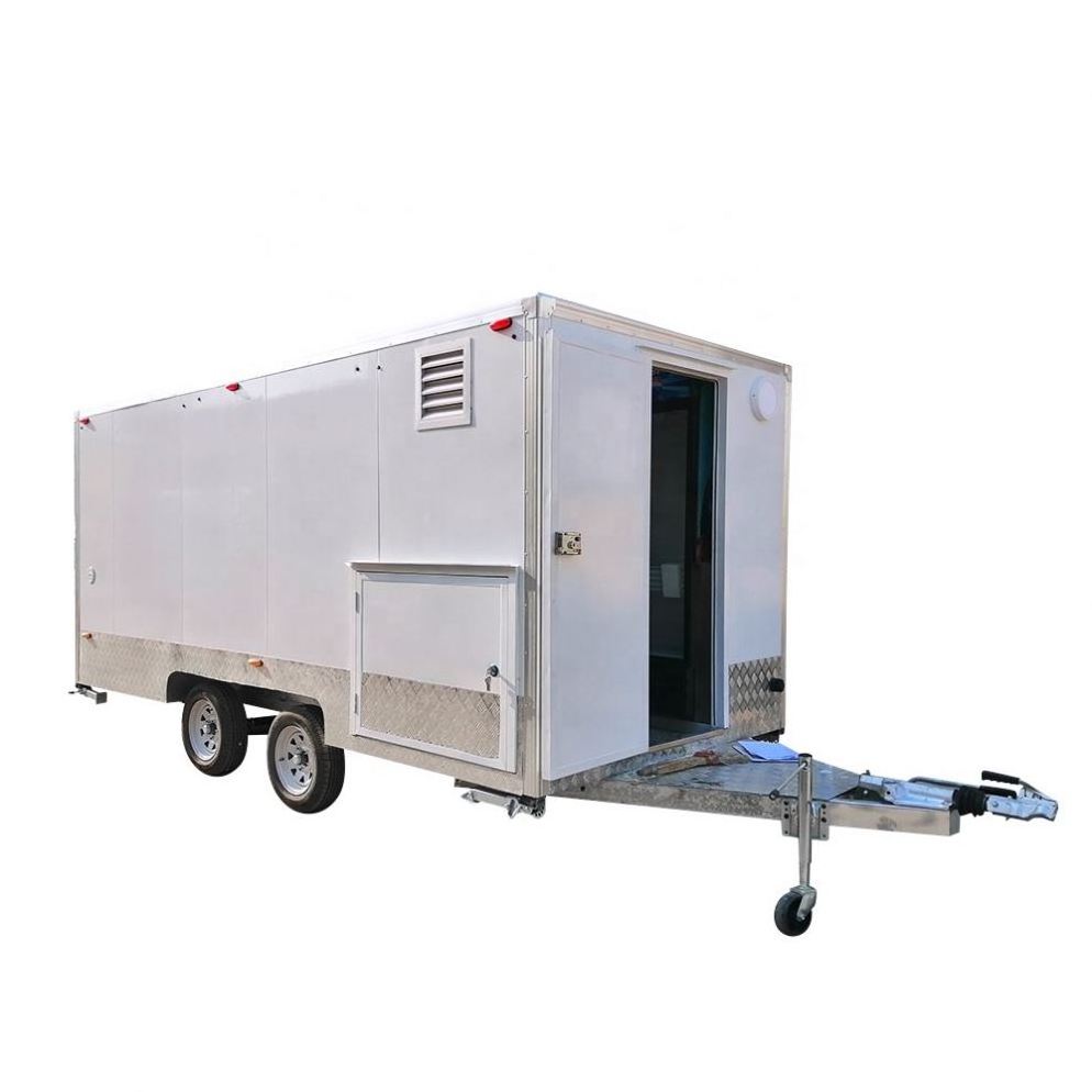 air conditioner equip in mobile  food trailer  crepe car concess food cart for sale  with ce