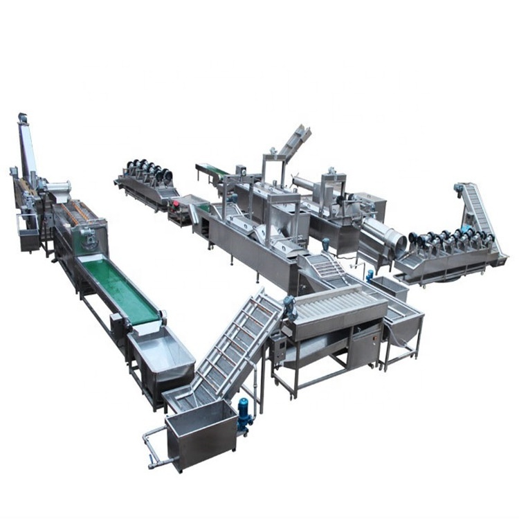 potato french fries production line frozen chips making machine price frozen french fries machine