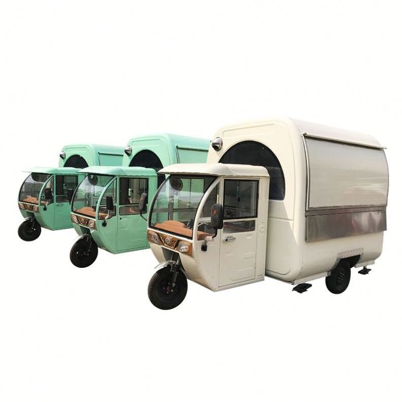 Multifunctional Shipping Container Food Kiosk Booth Food Truck Led Motorized Food Cart With Low Price