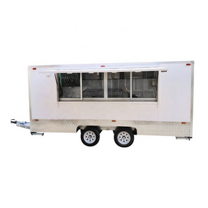 air conditioner equip in mobile  food trailer  crepe car concess food cart for sale  with ce