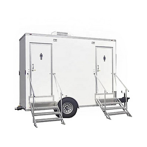 assembled house mobile toilet business toilet trailer for sale