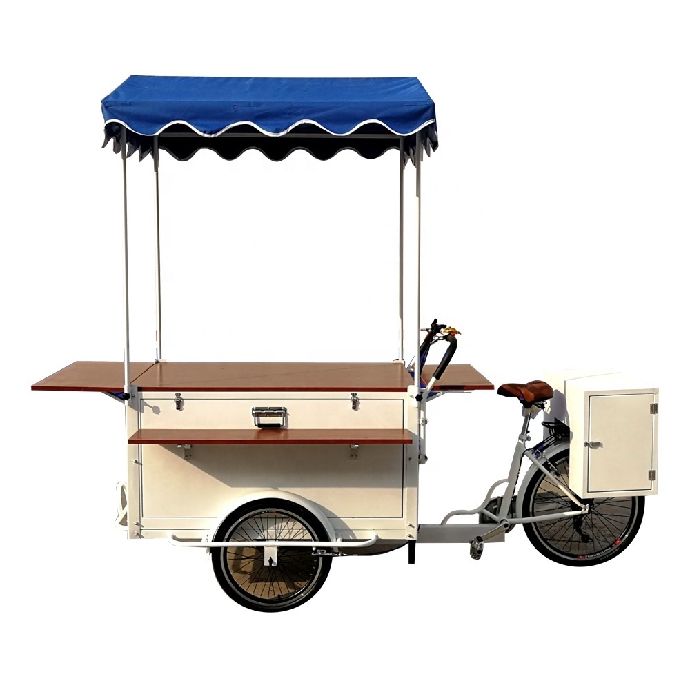 Mobile Food Bike Cart Mobile Hot Dog Cart for sale