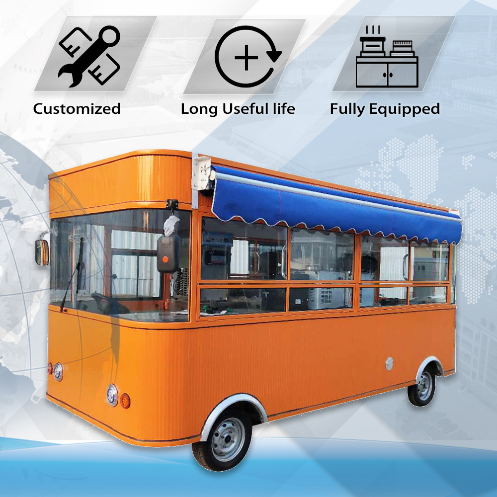 TUNE Mobile Food Trailer Street Vending Carts Mobile Food Car for Sale