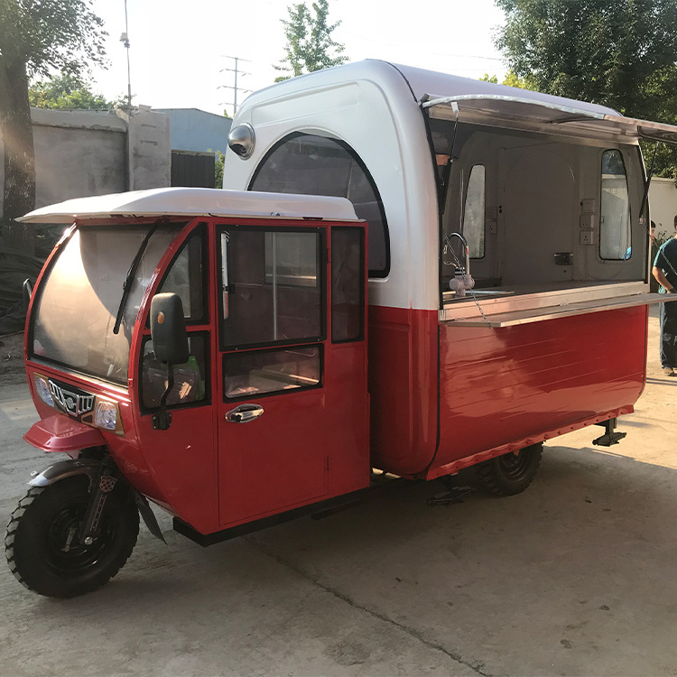 TUNE Hot Sale High Quality Tricycle Motorcycle Mobile Food Truck for Sale