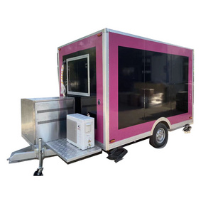 mobile food trailer fiberglass enclosed trailers