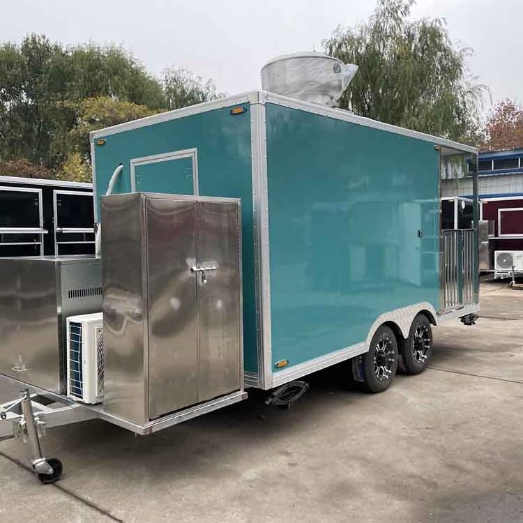 12ft Ice Cream Cart Ice Slush Cart Carros De Comida Food Truck For Sale