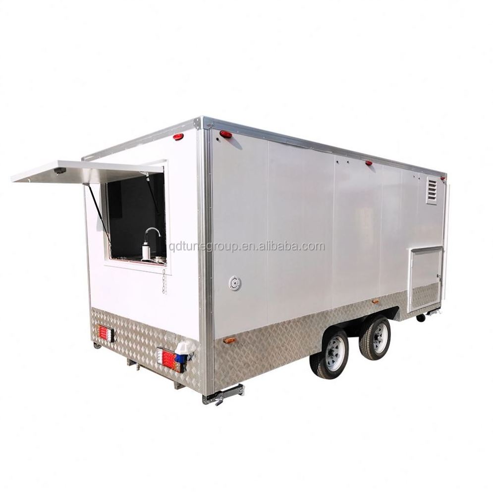 air conditioner equip in mobile  food trailer  crepe car concess food cart for sale  with ce