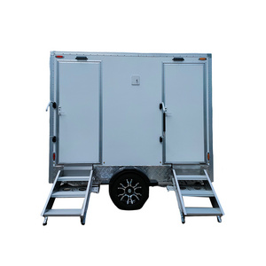 Trailer mobile toilet and it is also portable toilet Portable Toilet With Wheels For Sale