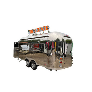 TUNE CE/DOT certified 550*200*235cm Mobile Bar Trailers Airstream Food Truck with Full Kitchen Food Cart