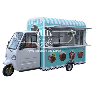 3 wheels scooter ice cream cart/Ice Cream Trailer /Food kiosk truck for Sale