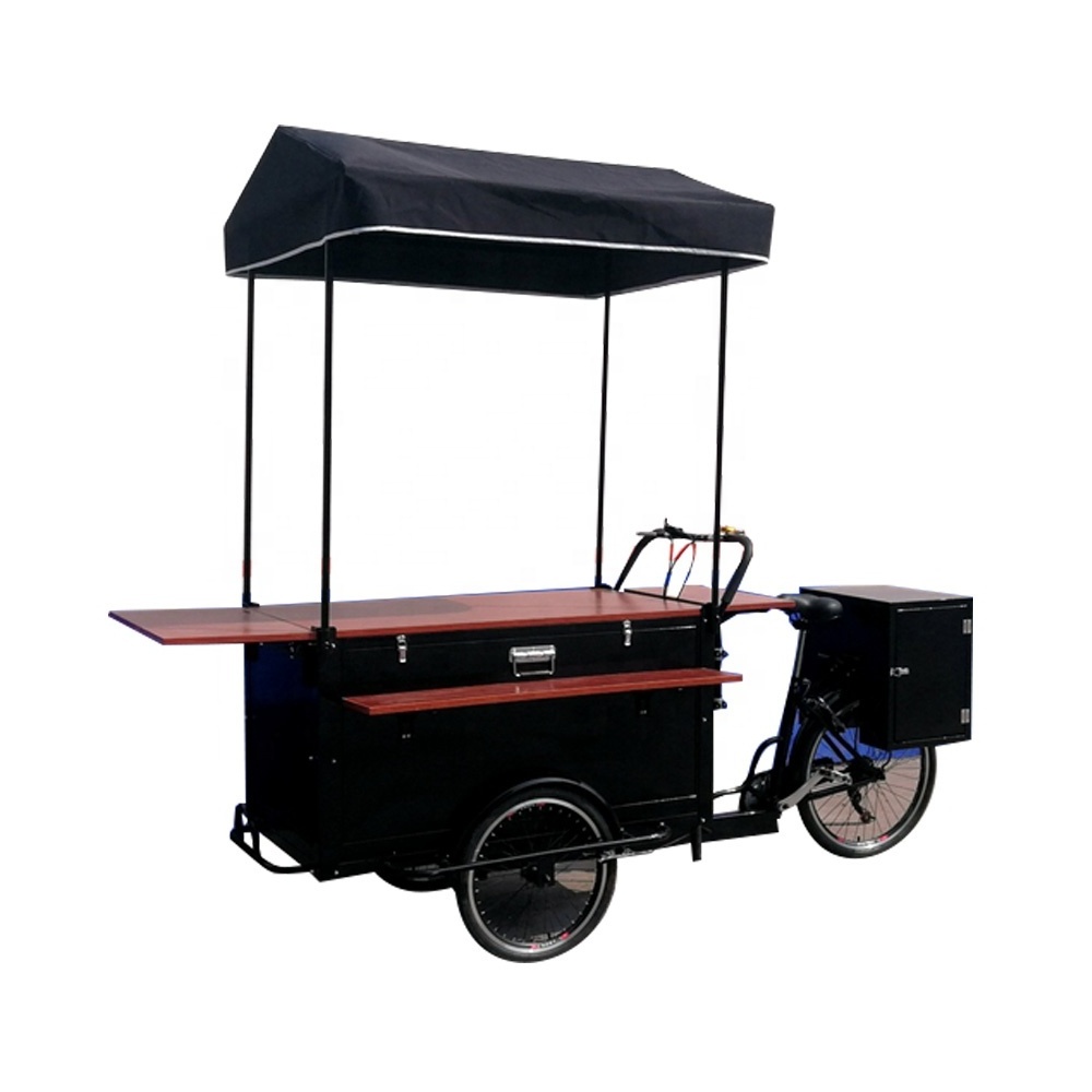 Hot dog food cart Retro Coffee bike street mobile coffee trike shop