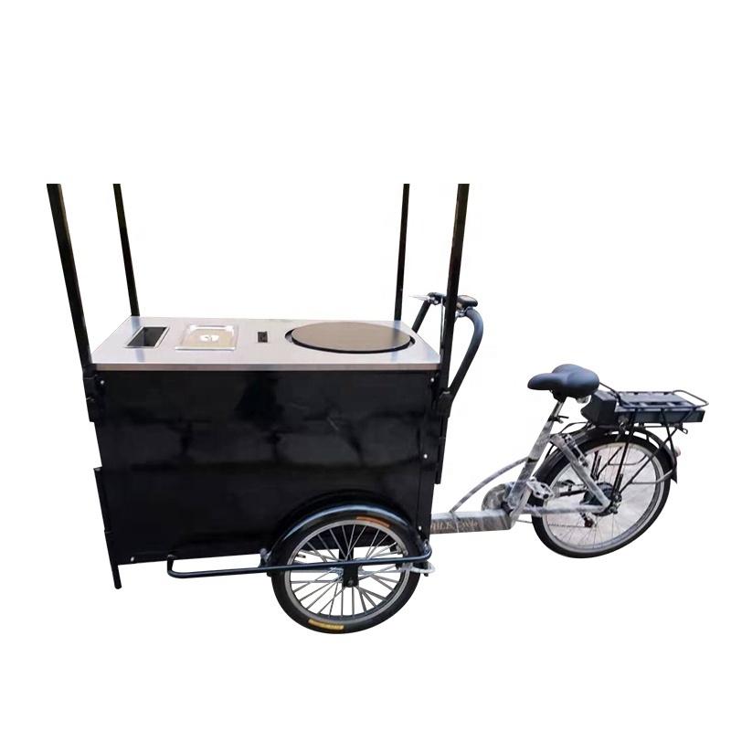 New design electric  ice cream and  pancake  food bicycle cargo bike for sale with ce