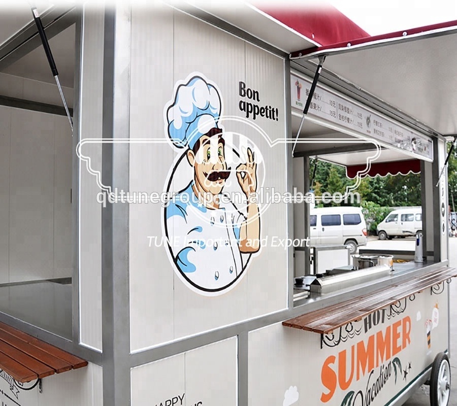 electric food cart for sale fastfood street style ice cream cart for sale hot dog kiosk