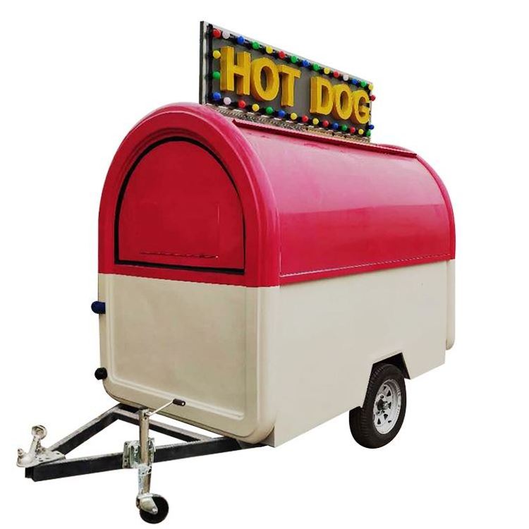 TUNE Customized Camper Food Truck Vending For Coffee Pizza Hamburger Waffle Crepe Churro Popcorn