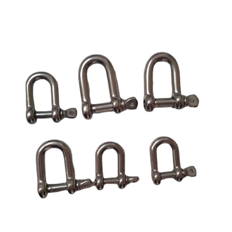 European Type Stainless Steel D Shackle stainless steel shackle