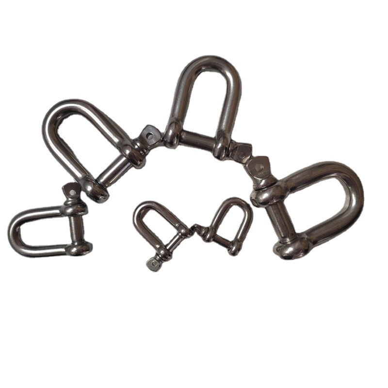 European Type Stainless Steel D Shackle stainless steel shackle