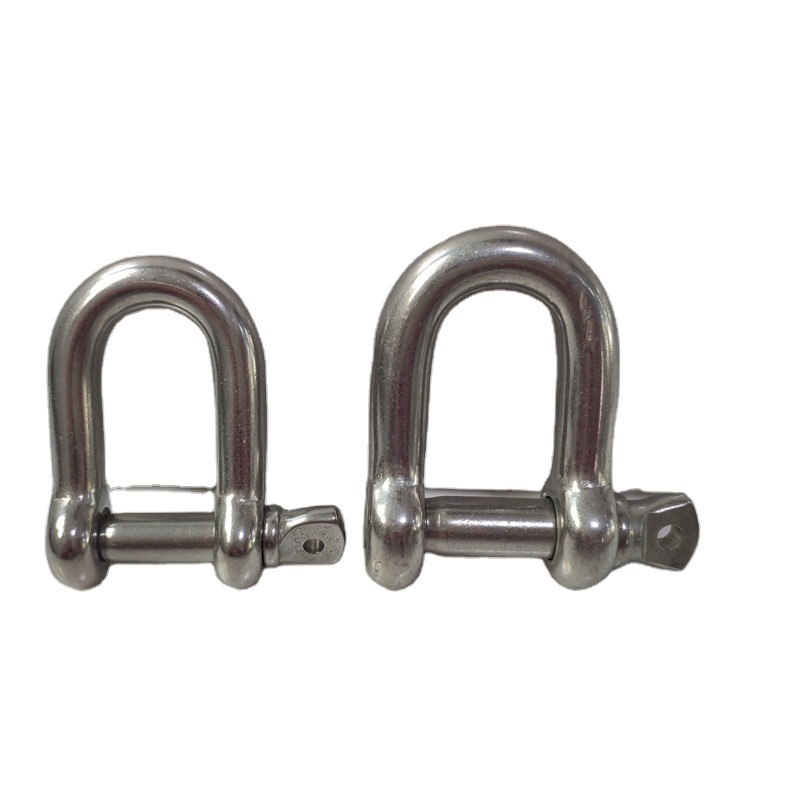 European Type Stainless Steel D Shackle stainless steel shackle