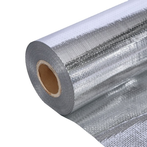 Superior Radiant Heat Barrier Aluminum Foil Coated Fiber Glass Fabric Insulation Foil