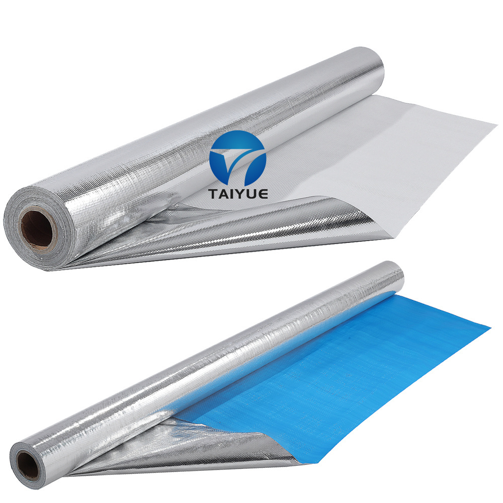 Superior Radiant Heat Barrier Aluminum Foil Coated Fiber Glass Fabric Insulation Foil