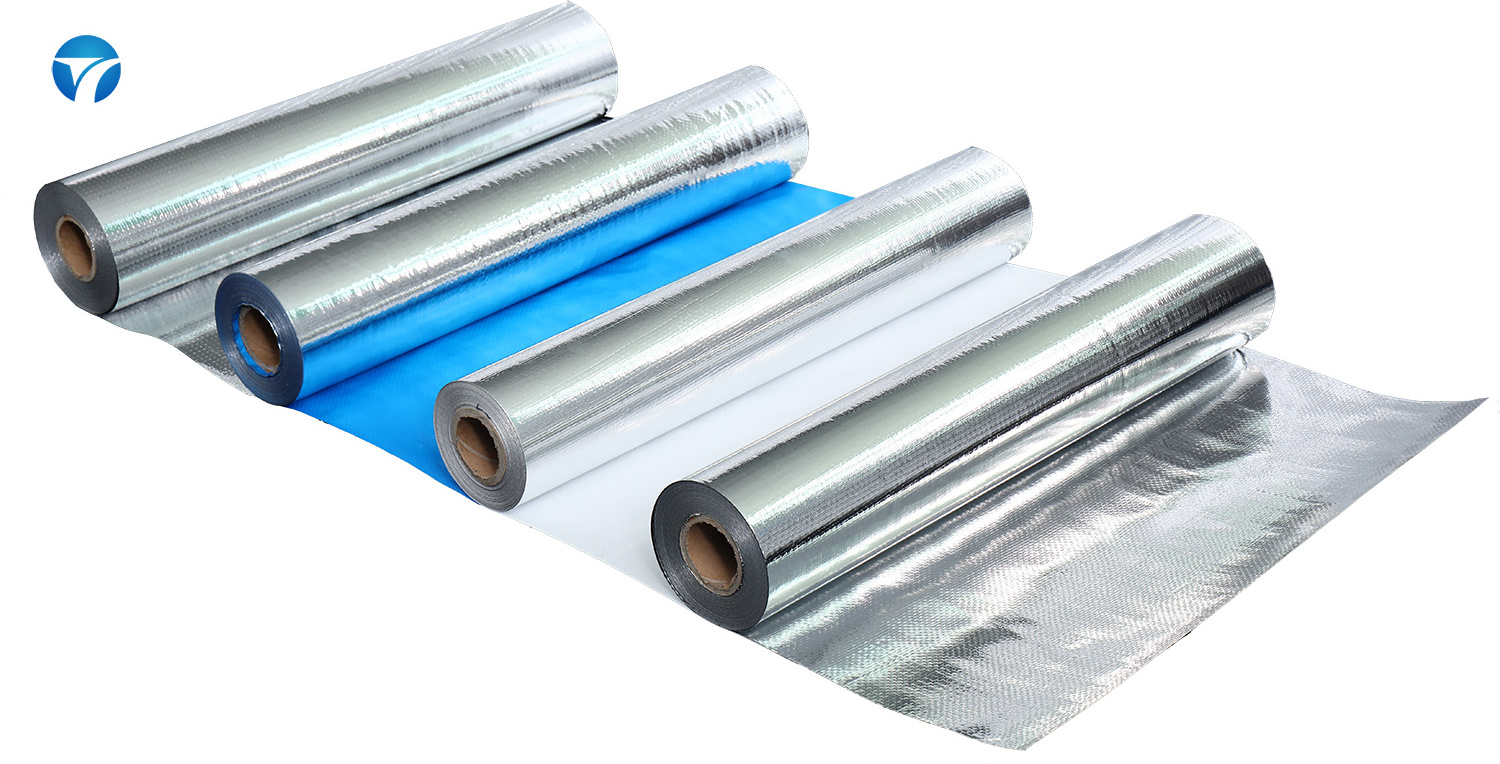 Superior Radiant Heat Barrier Aluminum Foil Coated Fiber Glass Fabric Insulation Foil