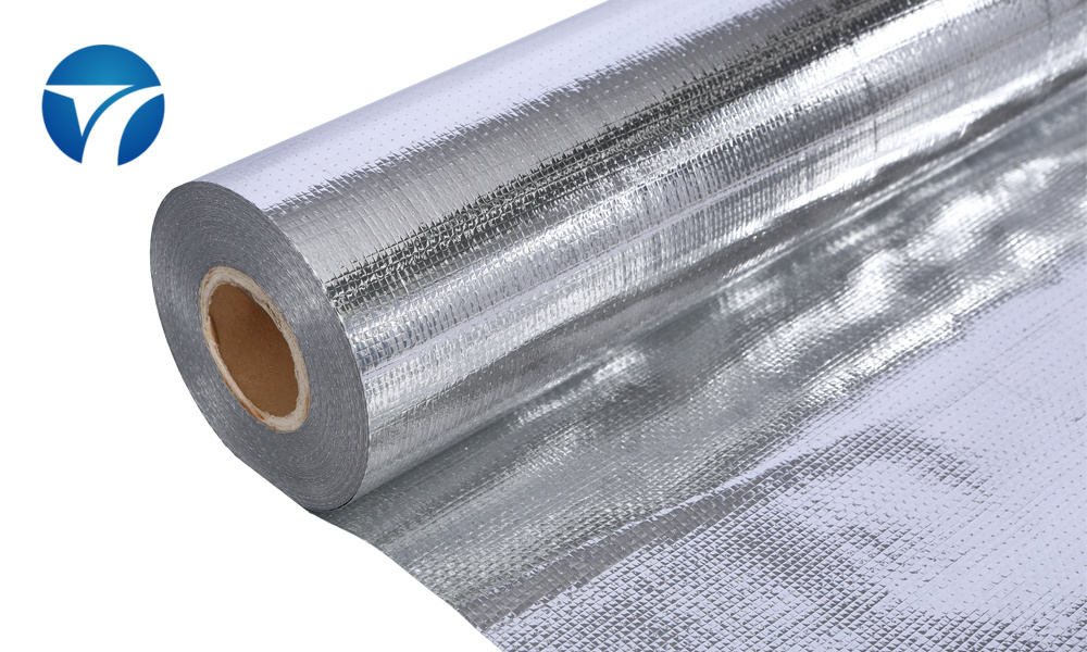 Superior Radiant Heat Barrier Aluminum Foil Coated Fiber Glass Fabric Insulation Foil