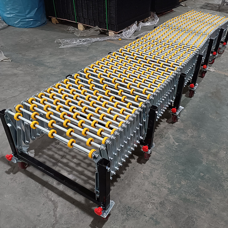 Non-powered Conveyor Gravity Skate Wheel Conveyor Belt Manual Unloading Conveyor