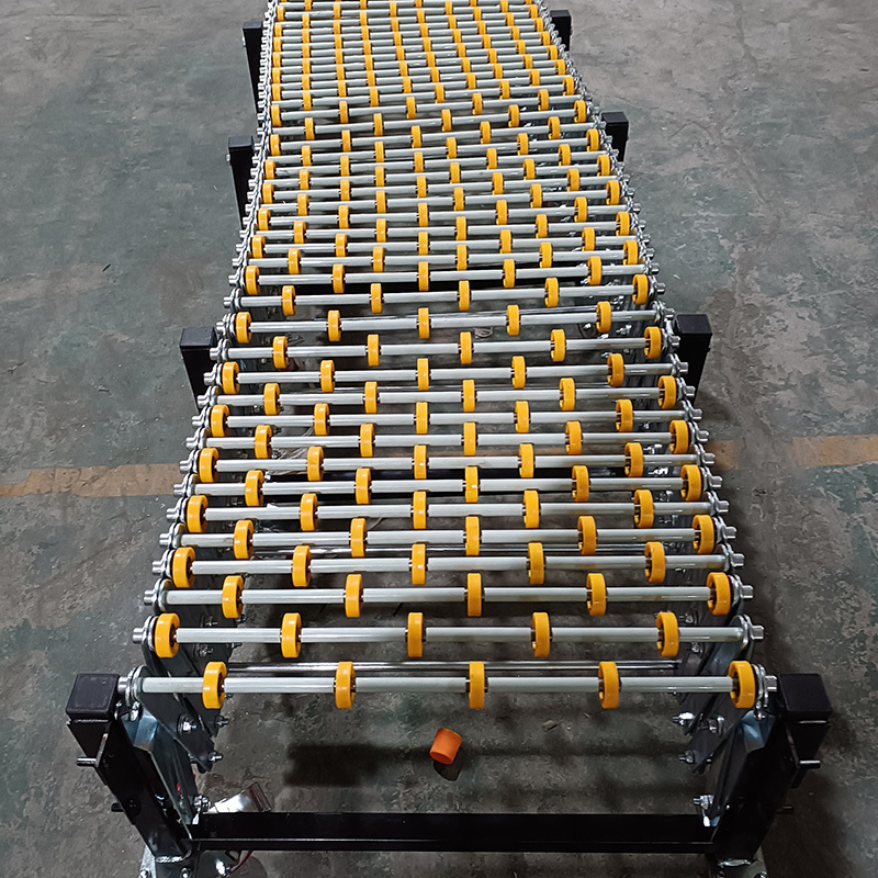 Non-powered Conveyor Gravity Skate Wheel Conveyor Belt Manual Unloading Conveyor