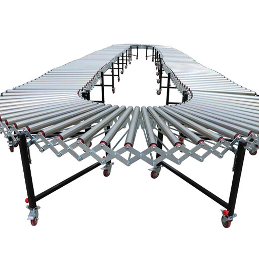 Roller Telescopic Convoyeur Custom Material Pallet Conveyor Belt Gravity Roller Conveyor