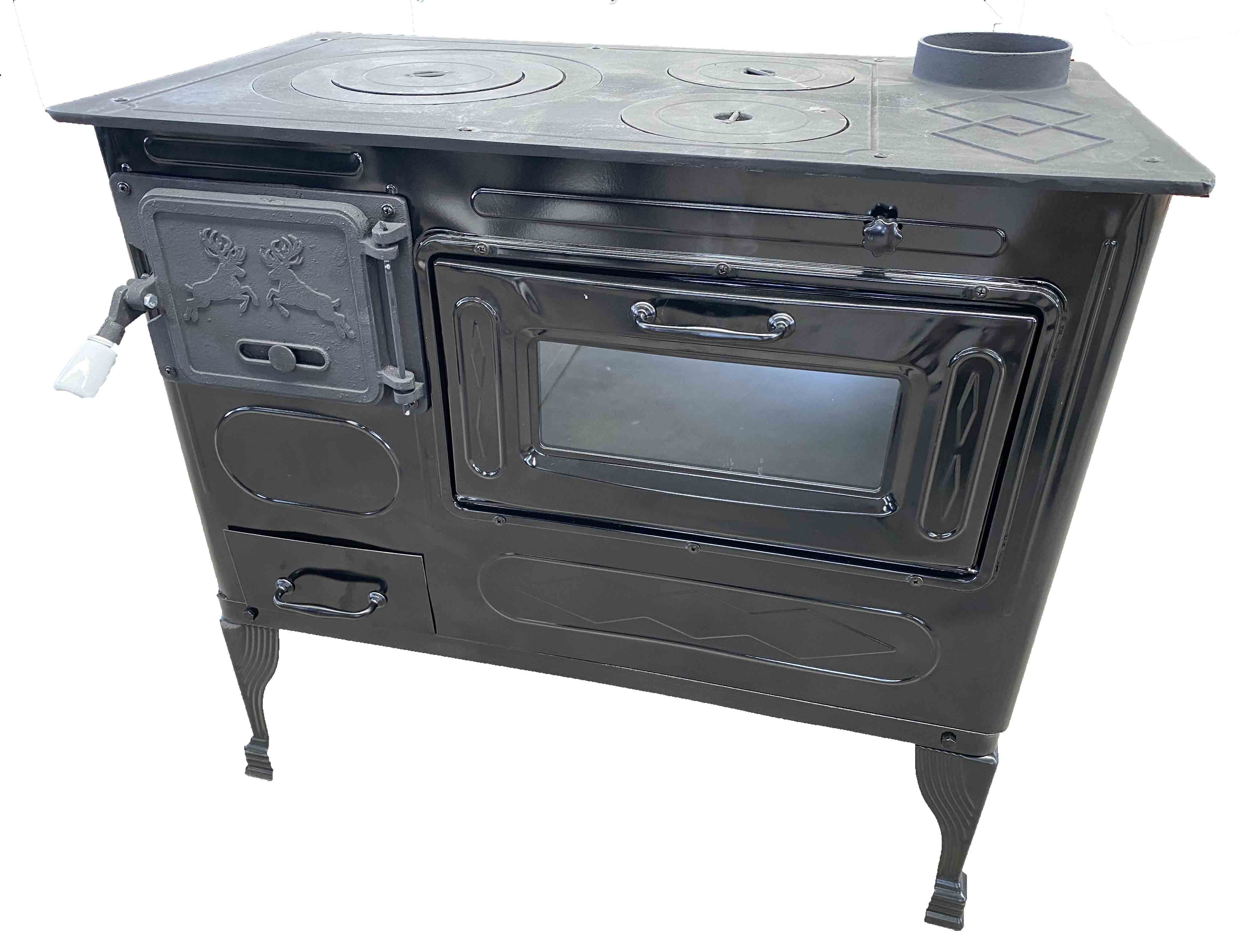 Cast iron wood burning stove with oven for warm outdoor/indoor stove for sale