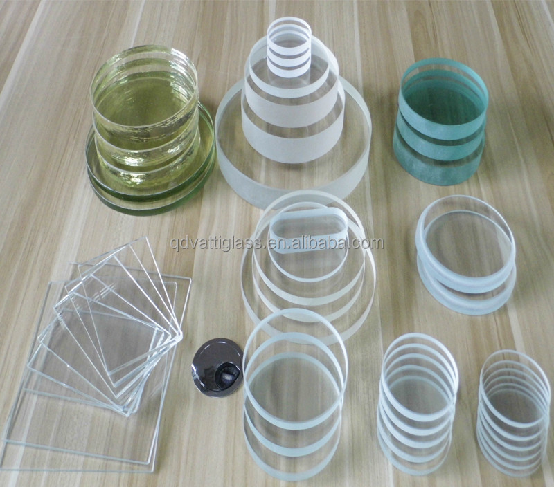 High temperature glass, heat resistant quartz glass plate for boiler sight