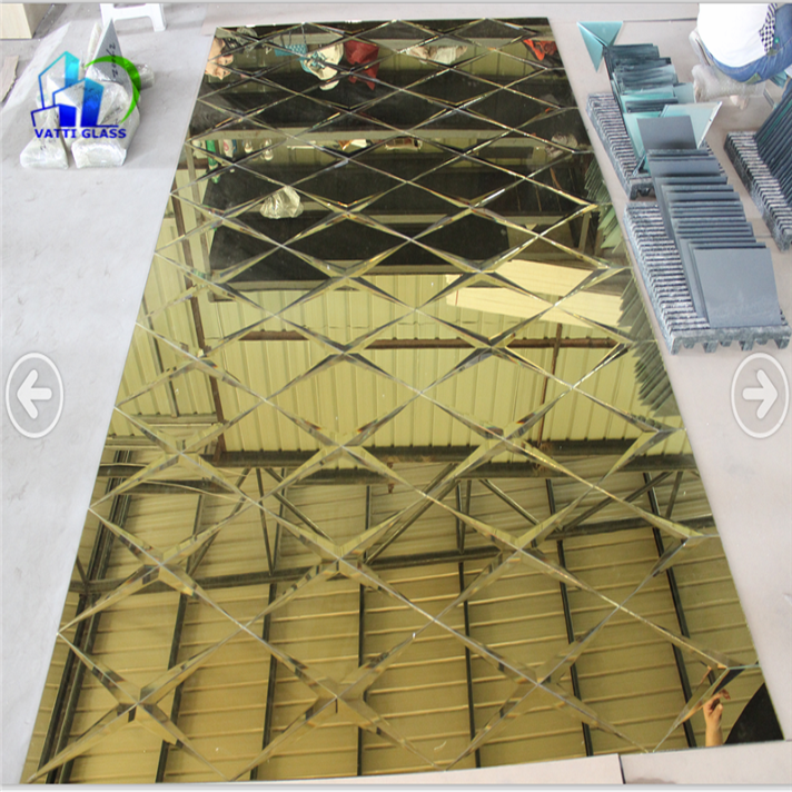 new design decorative wall mirror spell mirror beveled glass mirror tile