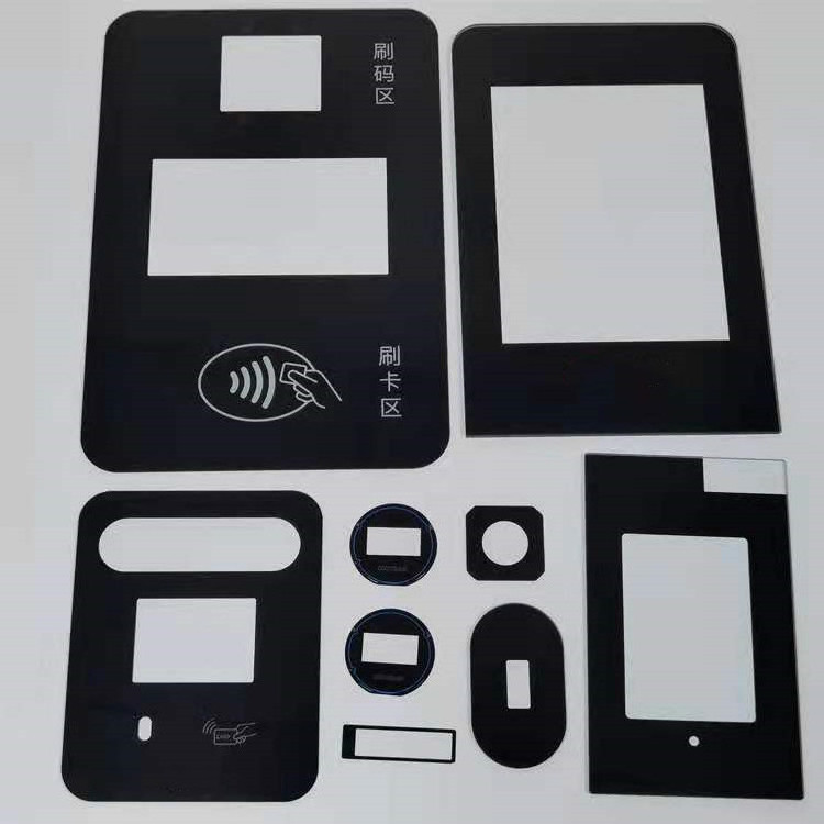 2mm Ceramic Fritted Screen Printing Glass for Smart Home Appliances Touch Glass Panel