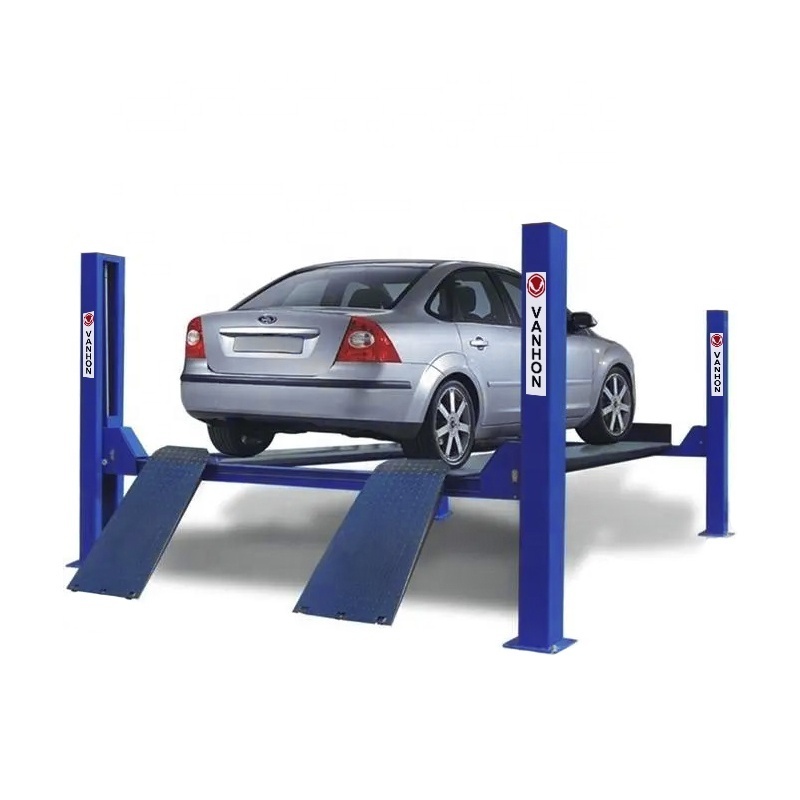 Factory direct sale 3000-4000 Kg capacity four post car parking lift with CE