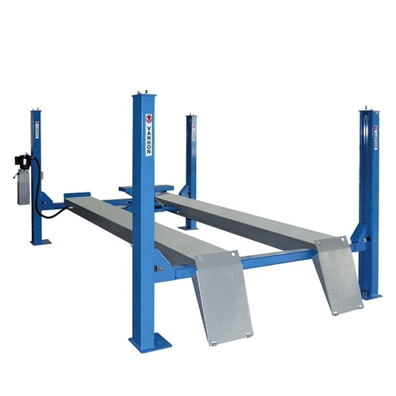 Direct selling four post alignment car lift 2 cars parking lift