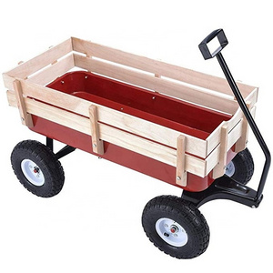 Heavy Duty Multi-Function Farm Garden Utility Nursery Wagon Gardening Cart