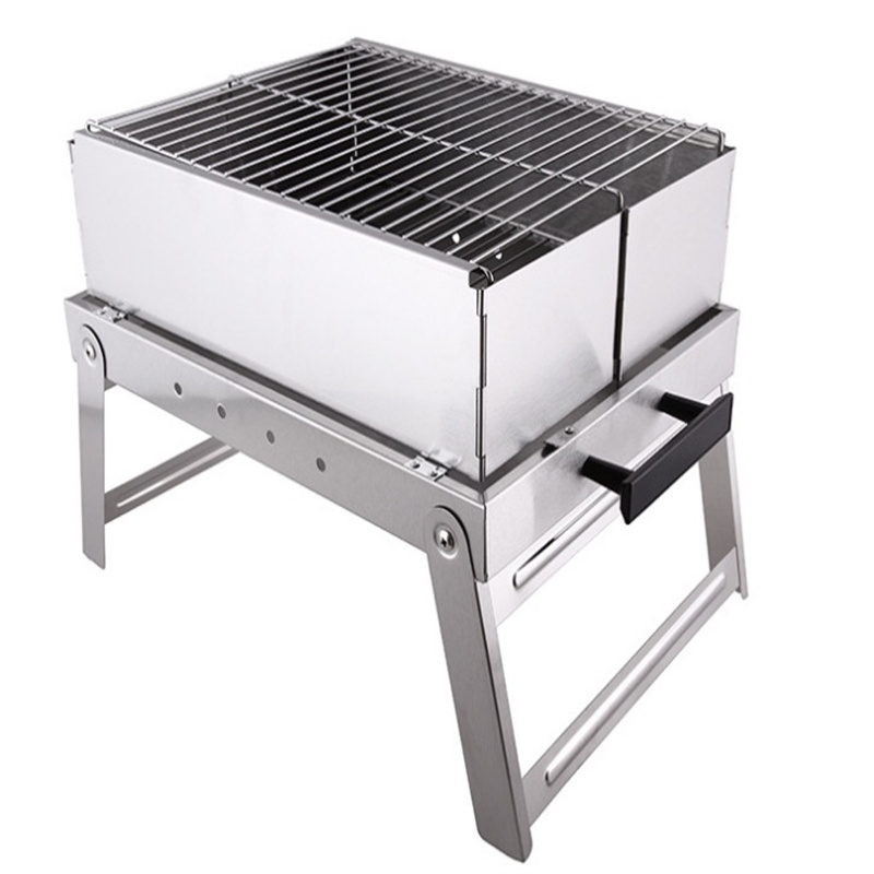 Heavy Duty Outdoor Garden Patio Roast Lamb Chops Oven Baking Plate Night Market Stall Barbecue Folding Stainless Steel Oven