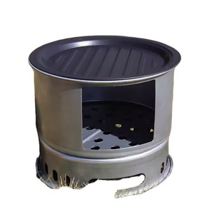 Hot Selling Multi-functional Foldable Storable Barbecue Stove Outdoor Windproof Firewood Stove