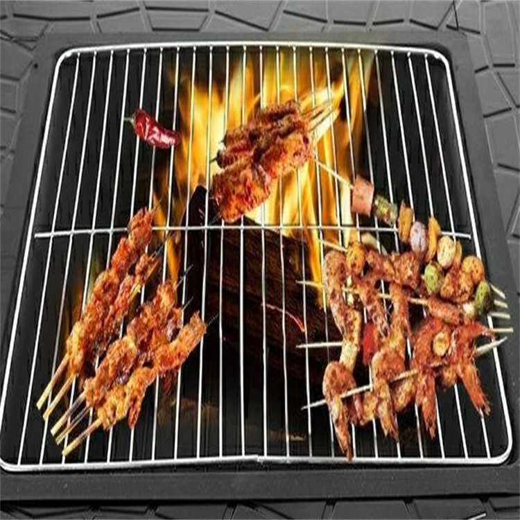 Outdoor Courtyard Barbecue Stove Charcoal Heating Campfire rack BBQ