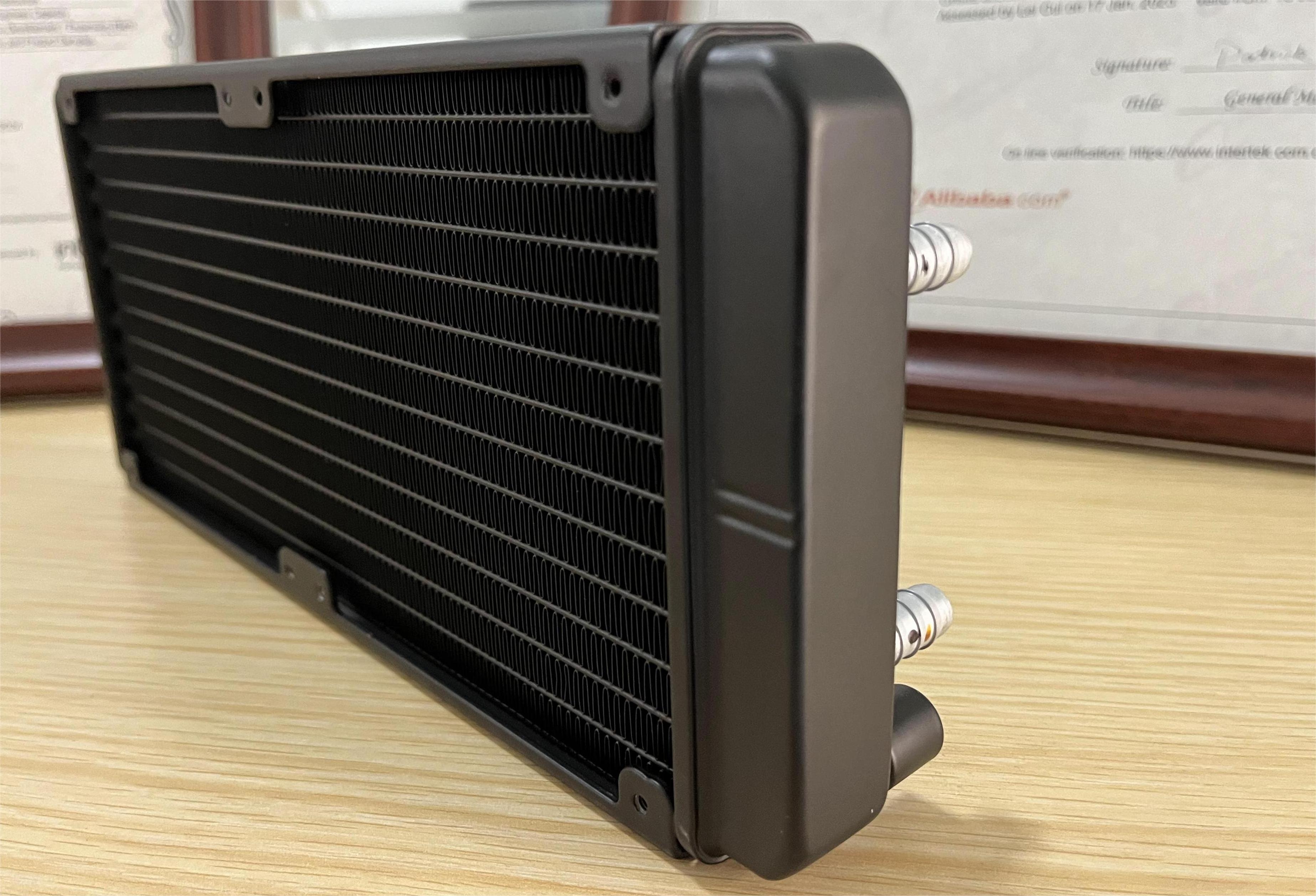 China Manufacturer High Efficiency Micro Channel Tube Aluminum Finned Condenser Evaporator Air Cooled Radiator Heat Exchanger