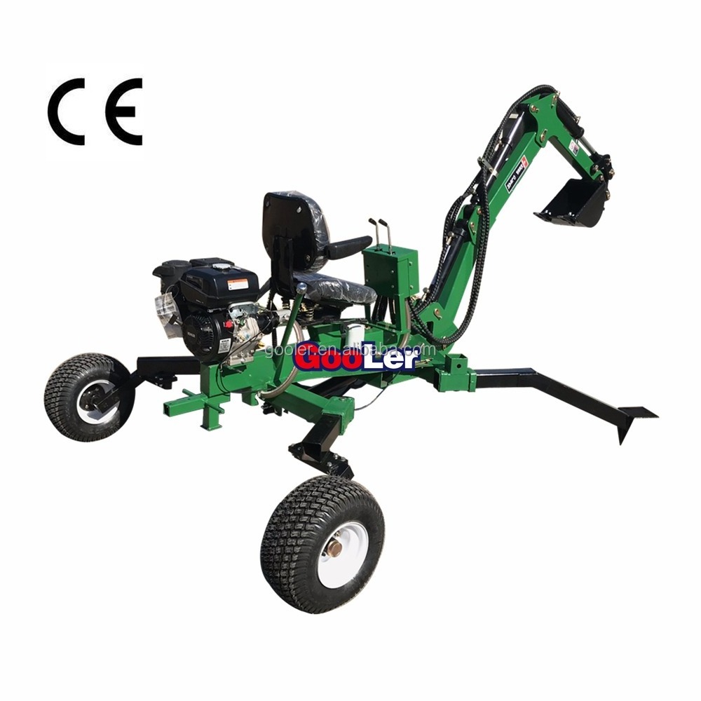 CE approval 13HP/15HP ATV gasoline backhoe excavator ATV-13 for sale