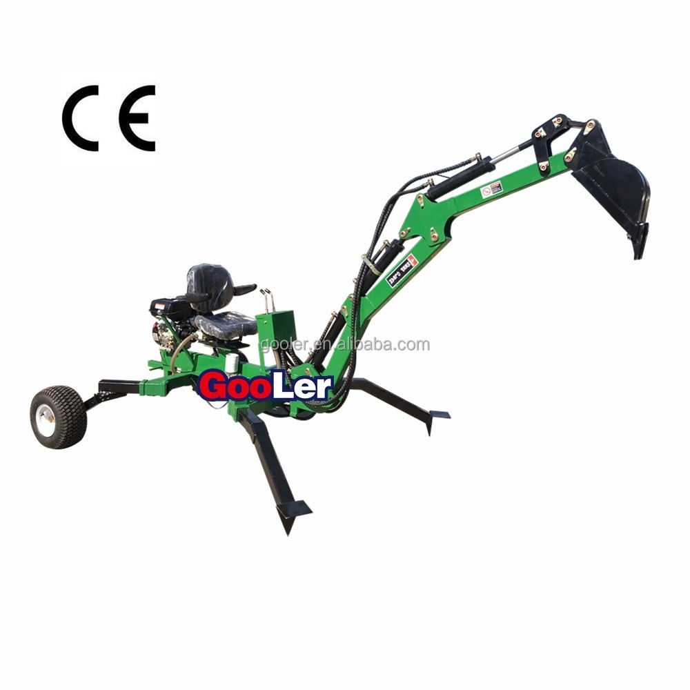 CE approval 13HP/15HP ATV gasoline backhoe excavator ATV-13 for sale