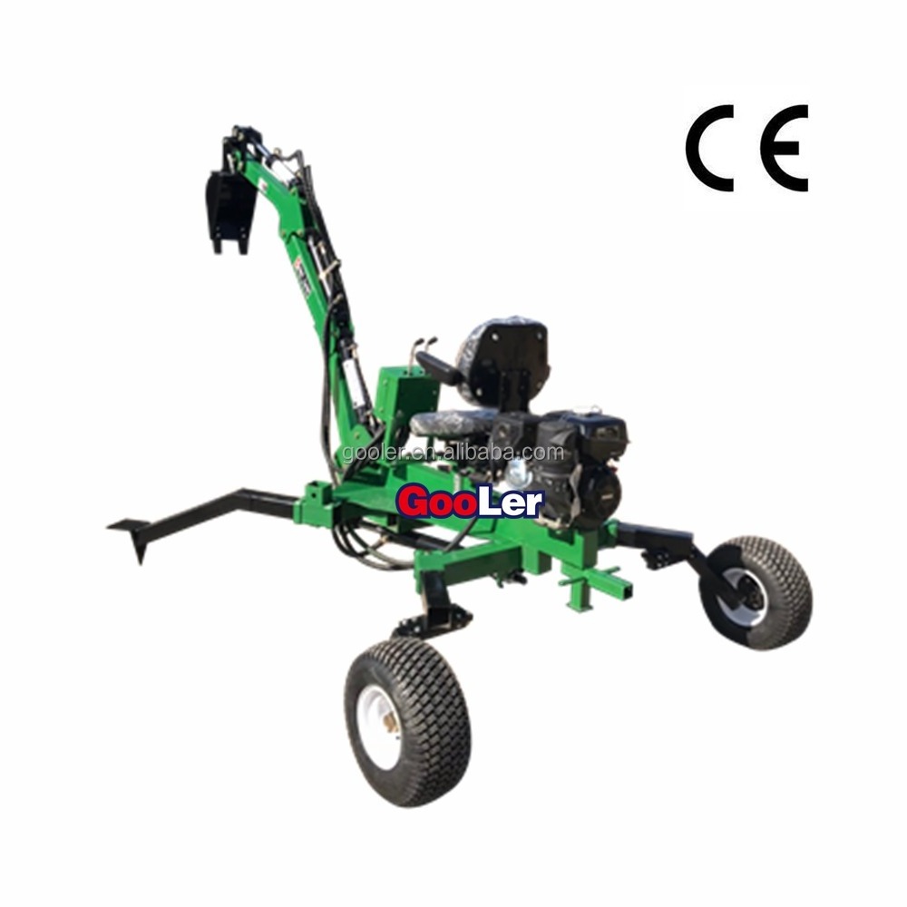 CE approval 13HP/15HP ATV gasoline backhoe excavator ATV-13 for sale