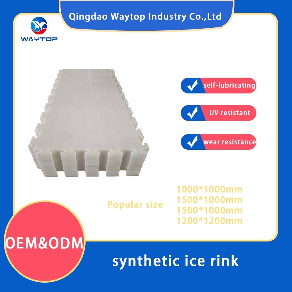 15mm Thick Synthetic ice Rink UHMWPE Hockey Floor /Ice Skating Rinks