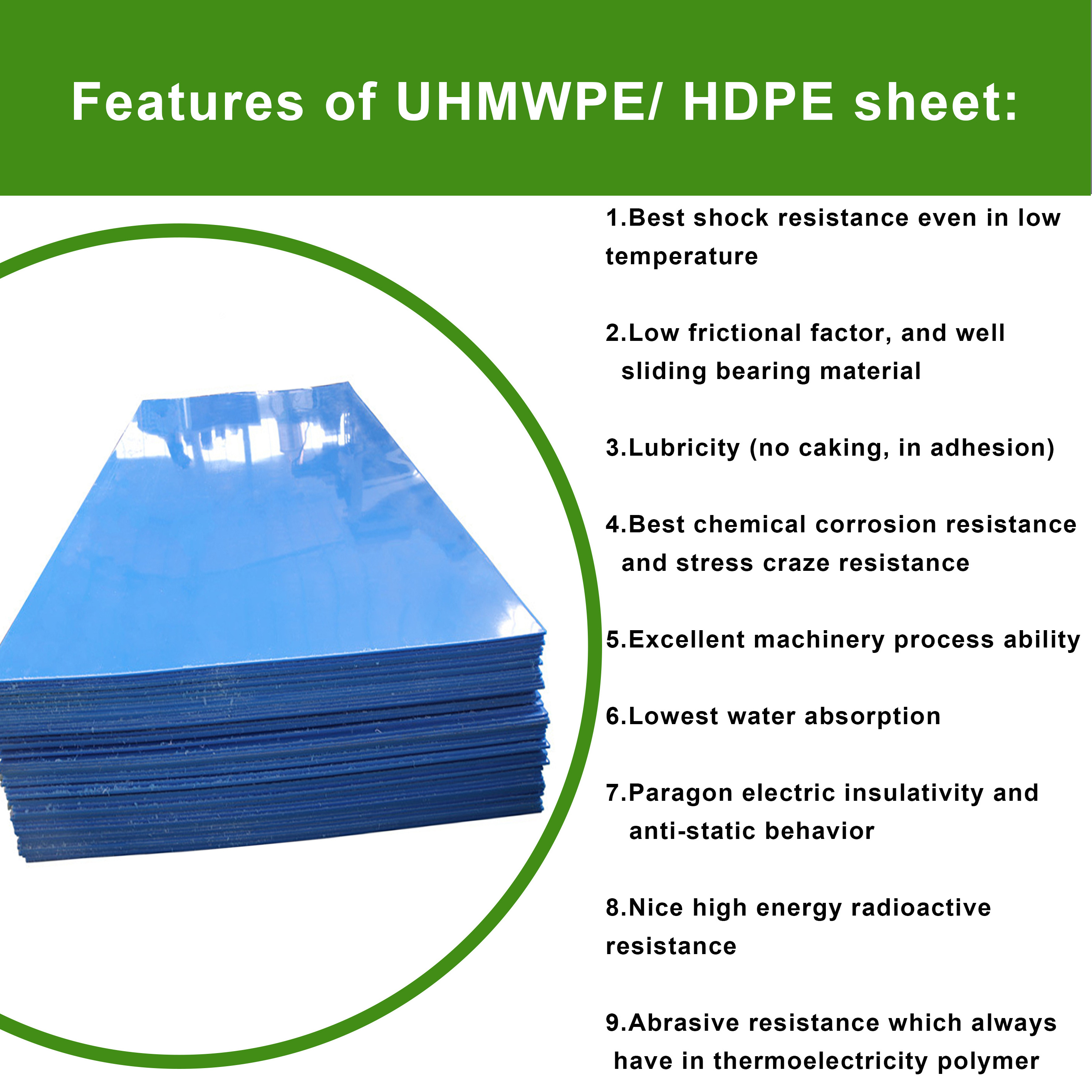 1220x2440mm plastic hdpe sheet 15-20 mil high elongation hdpe sheet 1mm 1.5mm waterproof plastic sheet