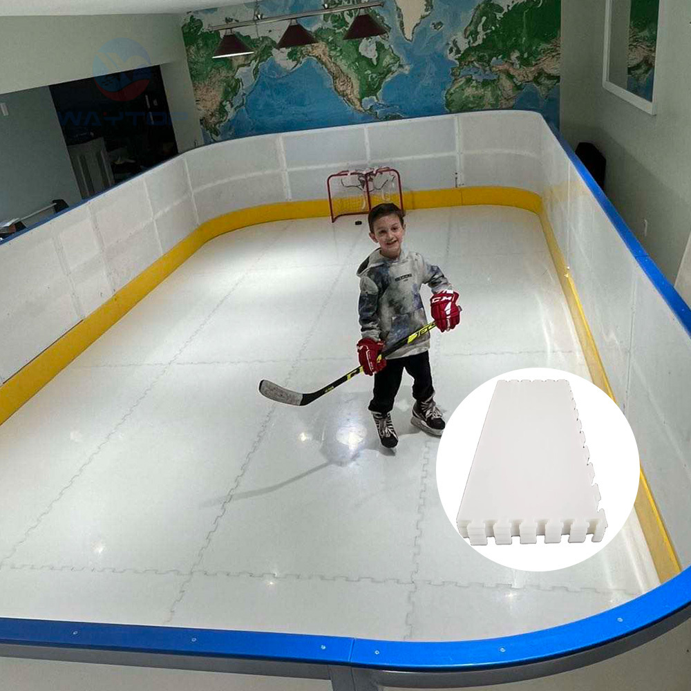 15mm Thick Synthetic ice Rink UHMWPE Hockey Floor /Ice Skating Rinks