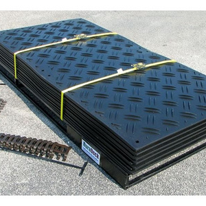 heavy duty 4x8 plastic uhmwpe hdpe temporary construct excavator road mats swamp ground floor mat