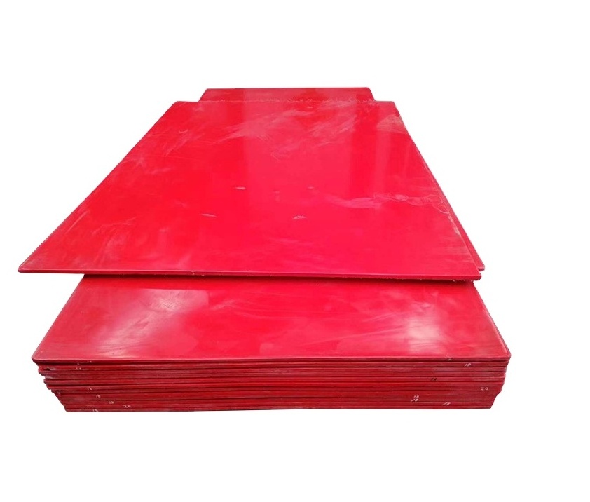 High Density Polyethylene textured surface plastic 4x8 red hdpe sheets for skating rink