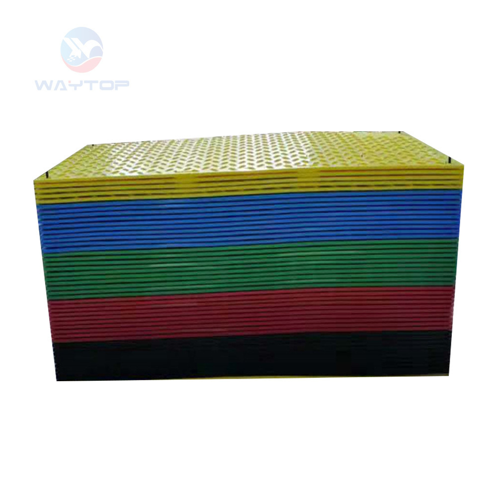 Oil drilling rig safety grip rig mats/Shallow well drilling rig/Plastic ground mat